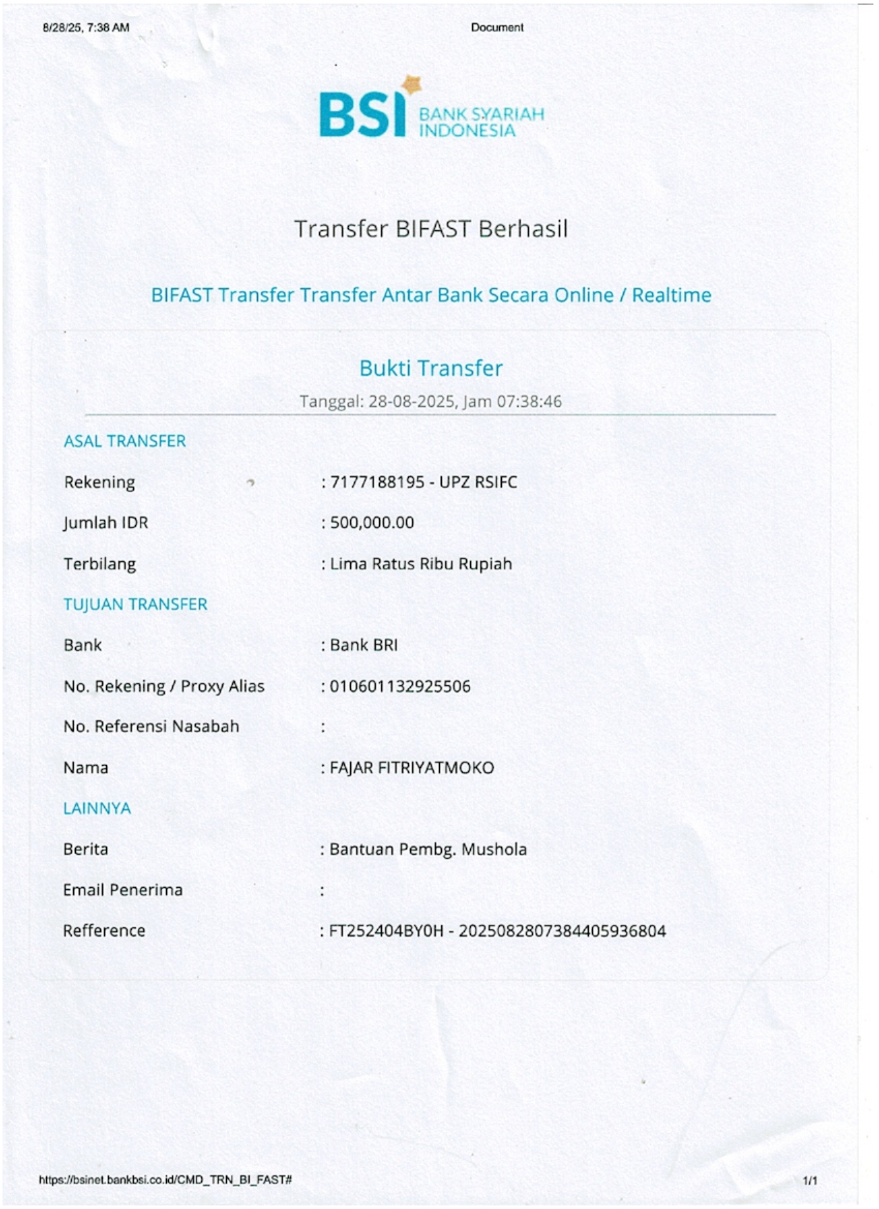 Mushola Hidayatussalam