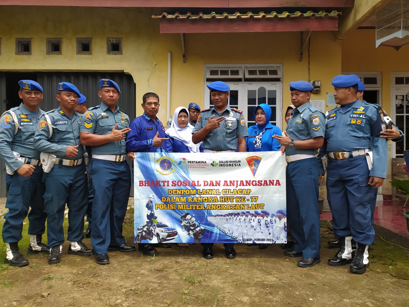 Panitia HUT Denpom Lanal Cilacap