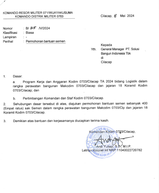 Kodim dan Koramil se-Cilacap