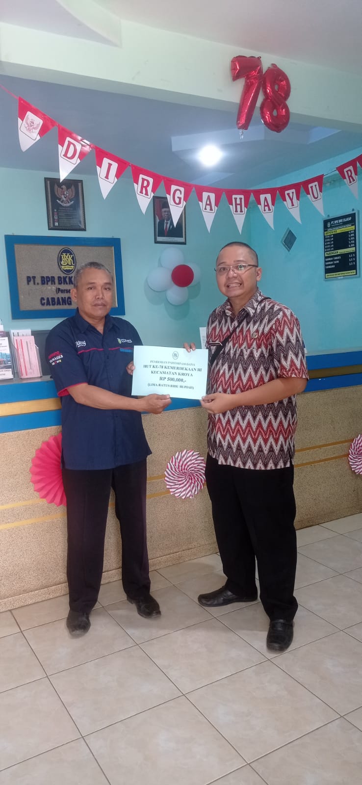 Panitia Peringatan HUT RI Ke 78 Kemerdekaan RI Tingkat Kecamatan Kroya