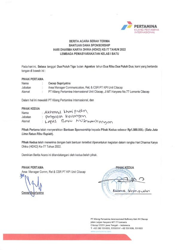 Lapas Kelas I Batu Nusakambangan