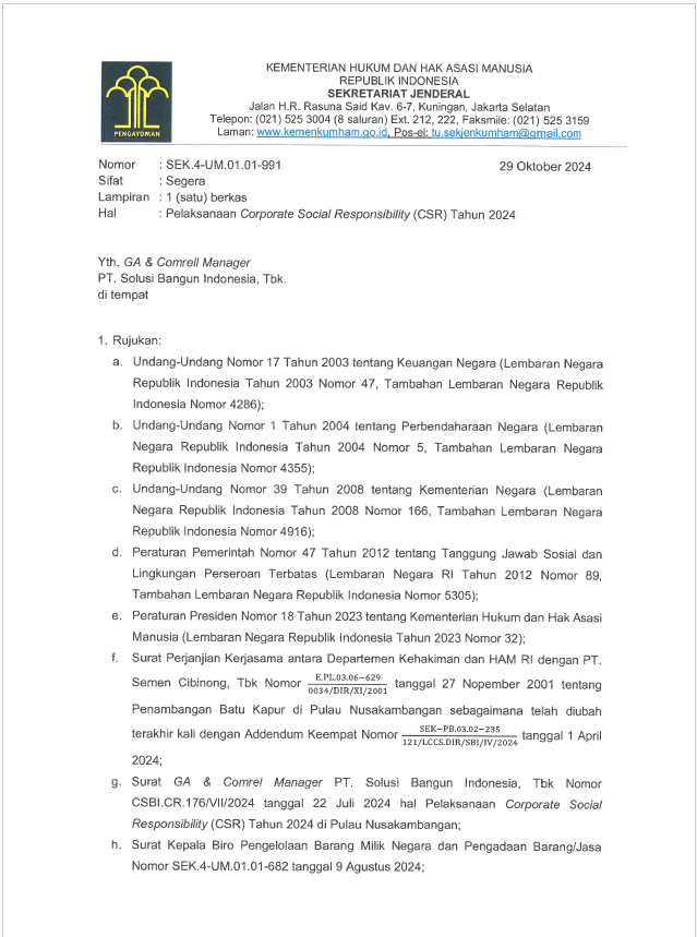 Pegawai lapas Nusakambangan