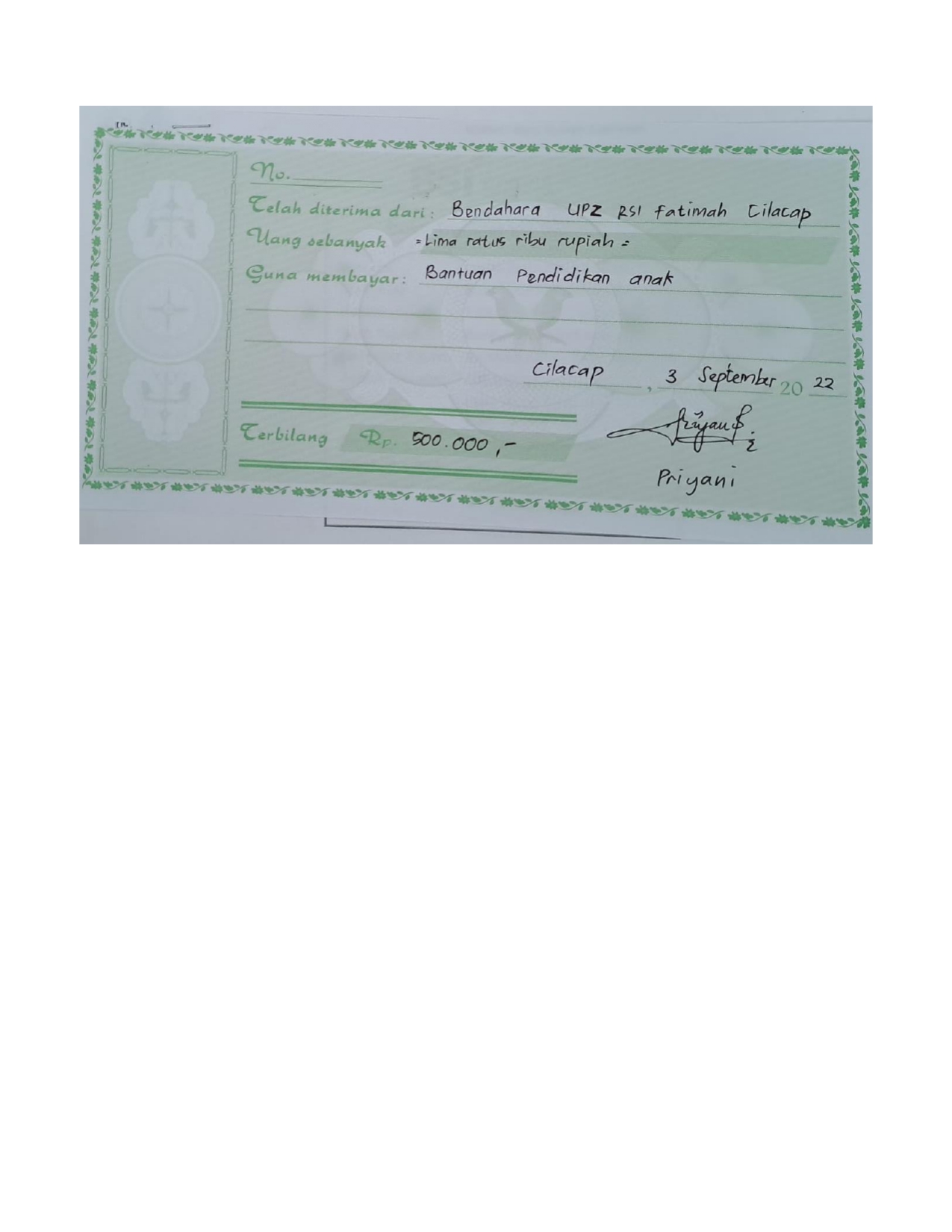 Putra-putri Ibu Priyani