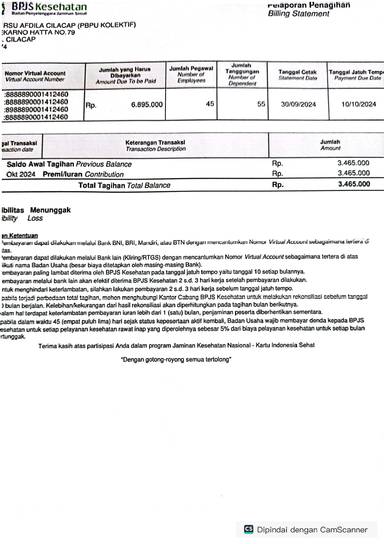 Masyarakat kurang Mampu di Kab. Cilacap