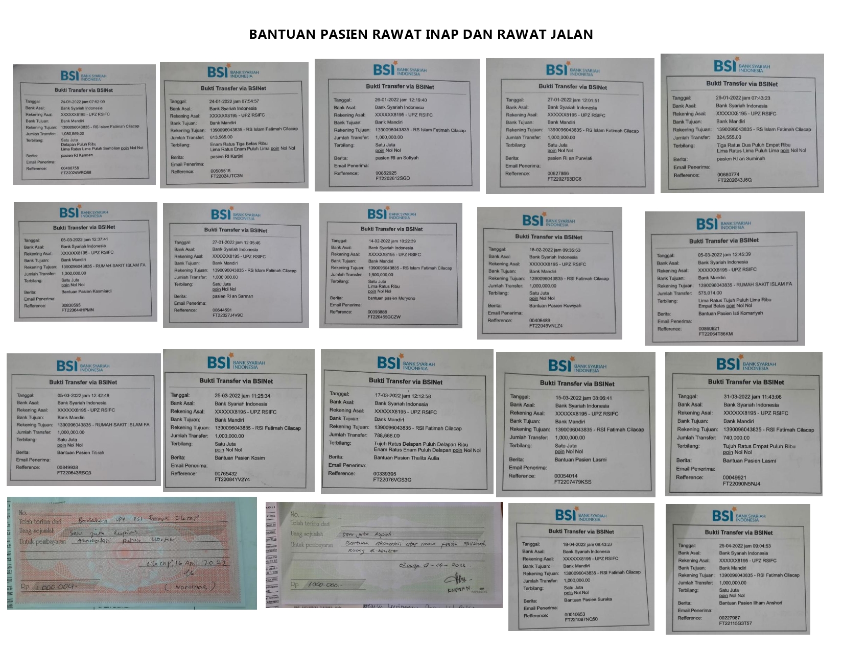 Pasien Rawat Inap dan Rawat Jalan (38 pasien)