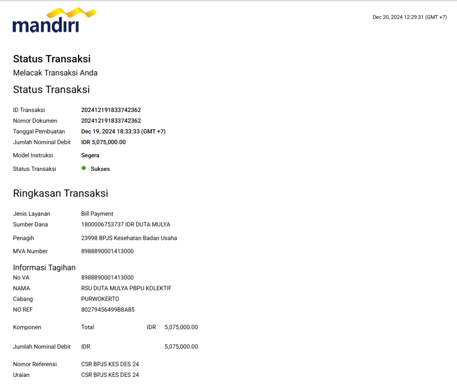 Masyarakat yang tinggal di sekitar RSU Duta Mulya Majenang