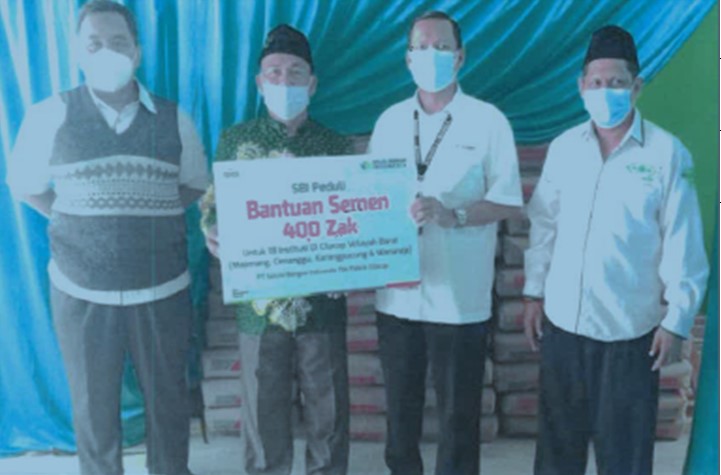 Bantuan 400 sak semen untuk 18 Institusi di wilayah Cilacap Barat - rekomendasi anggota DPRD Kab. Cilacap