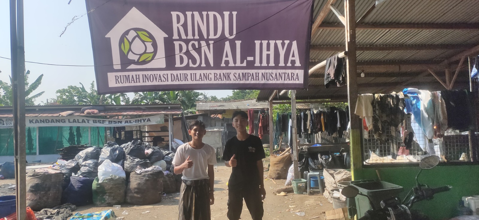 Rumah Inovasi Daur Ulang Bank Sampah Nusantara Pondok Pesantrean Al Ihya Ulumaddin Kesugihan