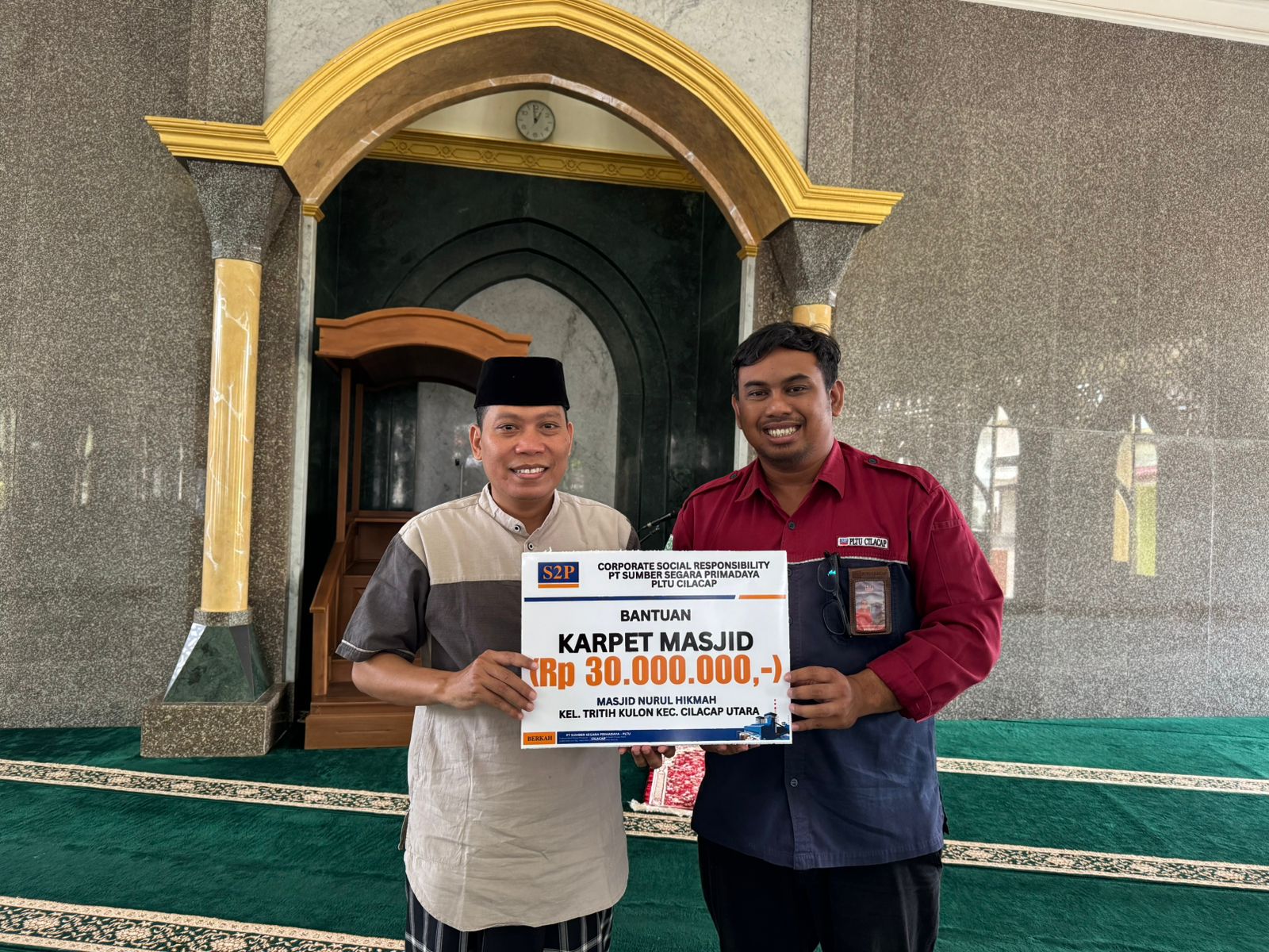 Masjid Nurul Hikmah Kelurahan Tritih Kulon Kec. Cilaca Utara