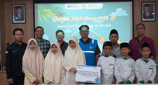anak yatim sekitar desa BUnton 
