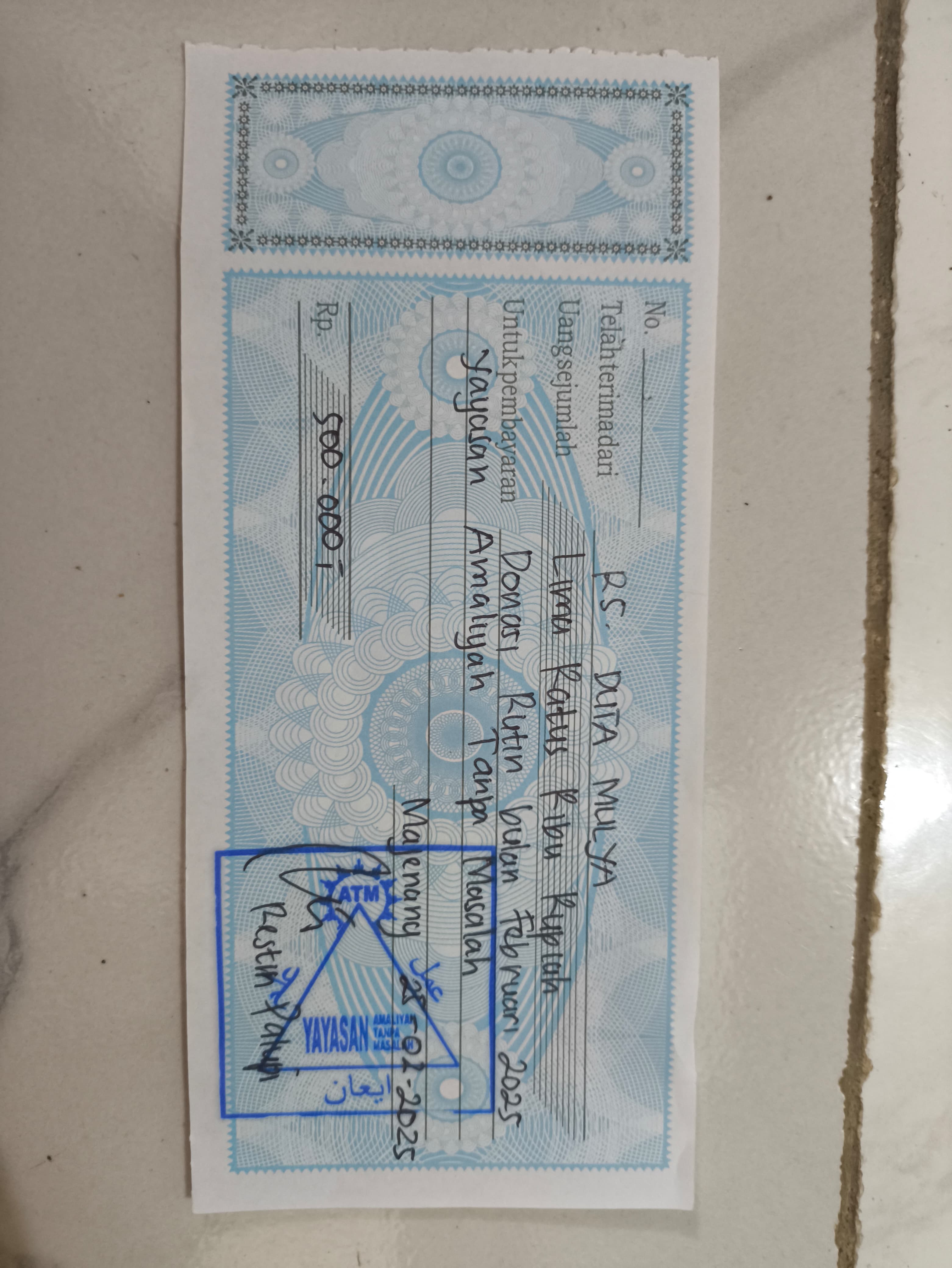 Yayasan Amaliyah Tanpa Masalah