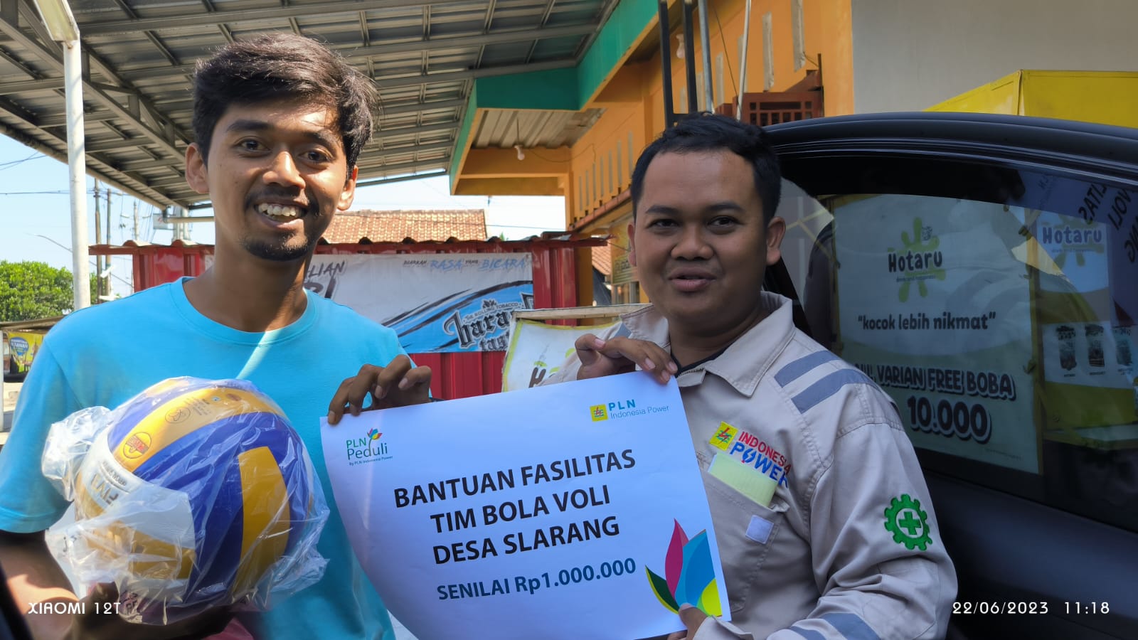 Team Voli Desa Slarang Kecamatan Kesugihan Kabupaten Cilacap 