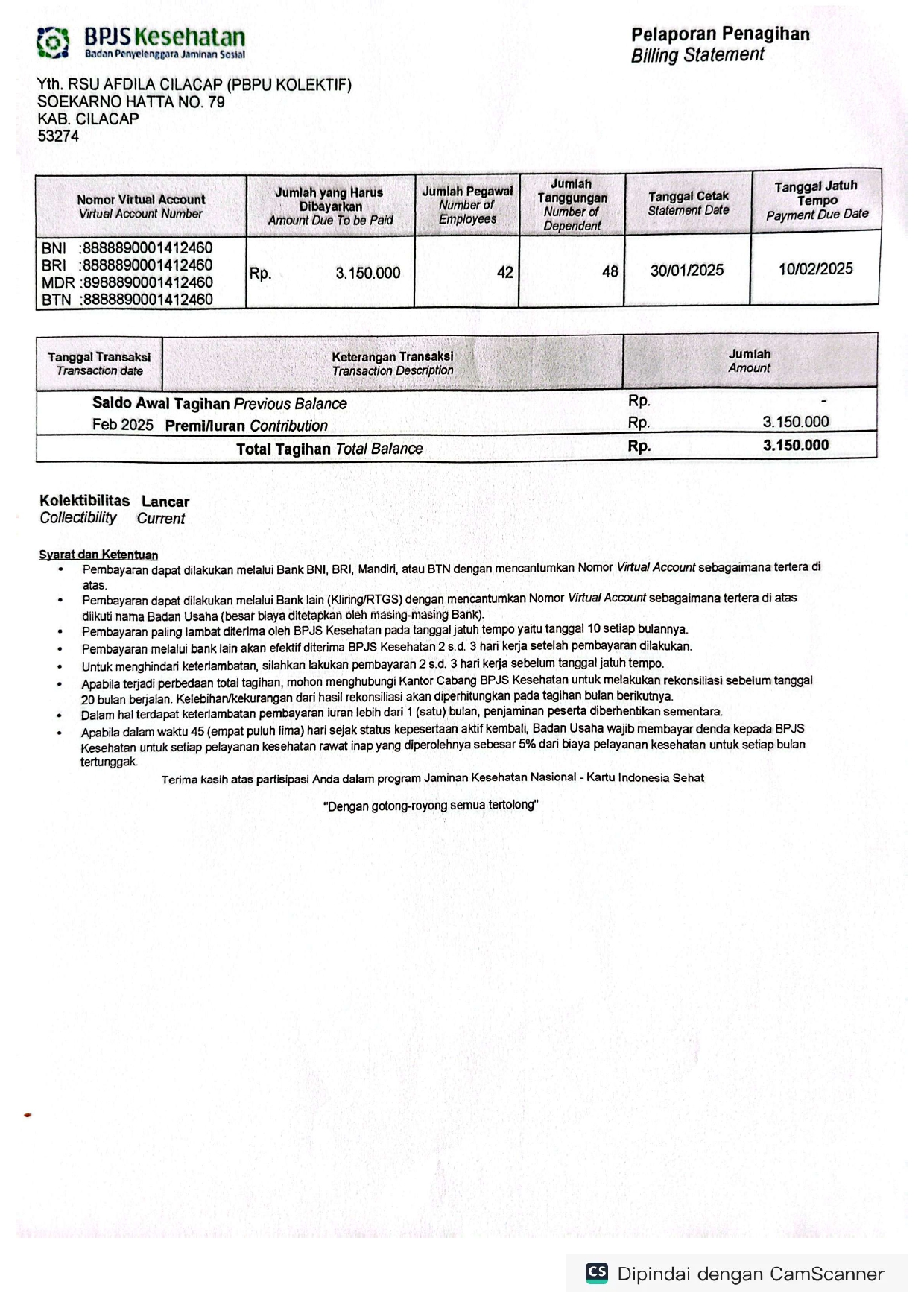 Masyarakat Kurang Mampu di Sekitar RSU Afdila Cilacap