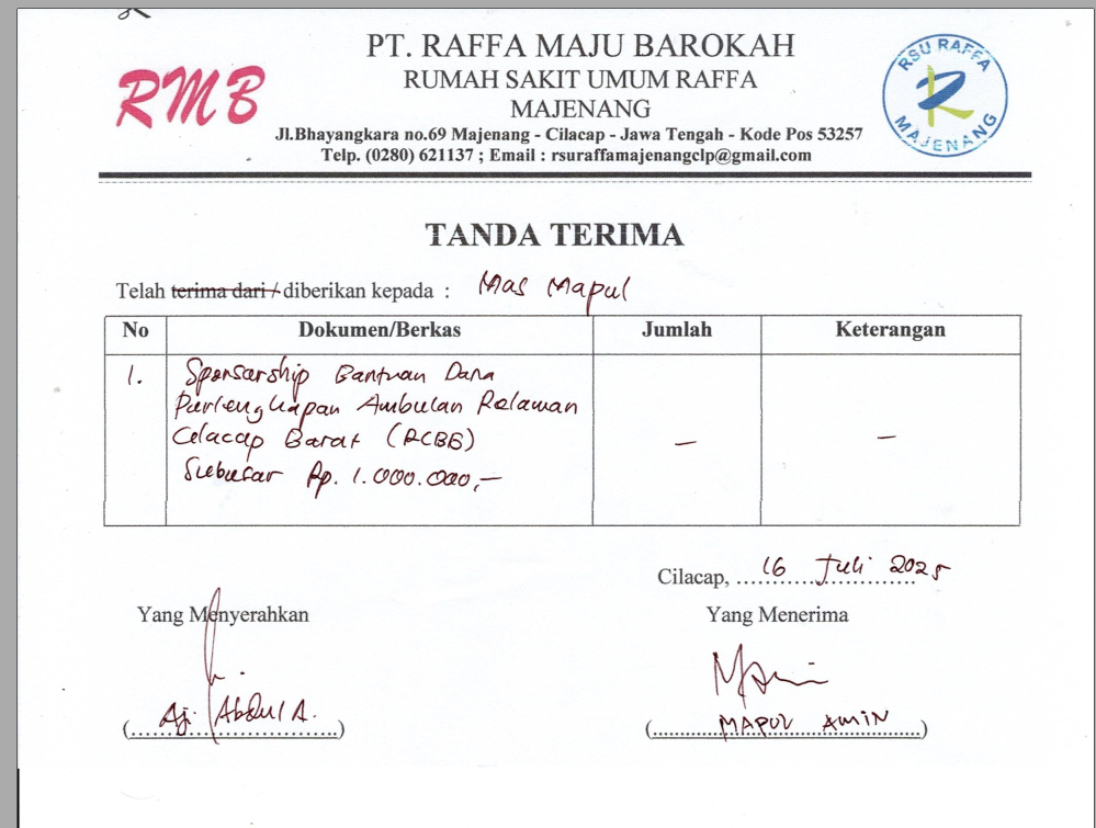 Komunitas Relawan Cilacap Barat Bersatu (RCBB)