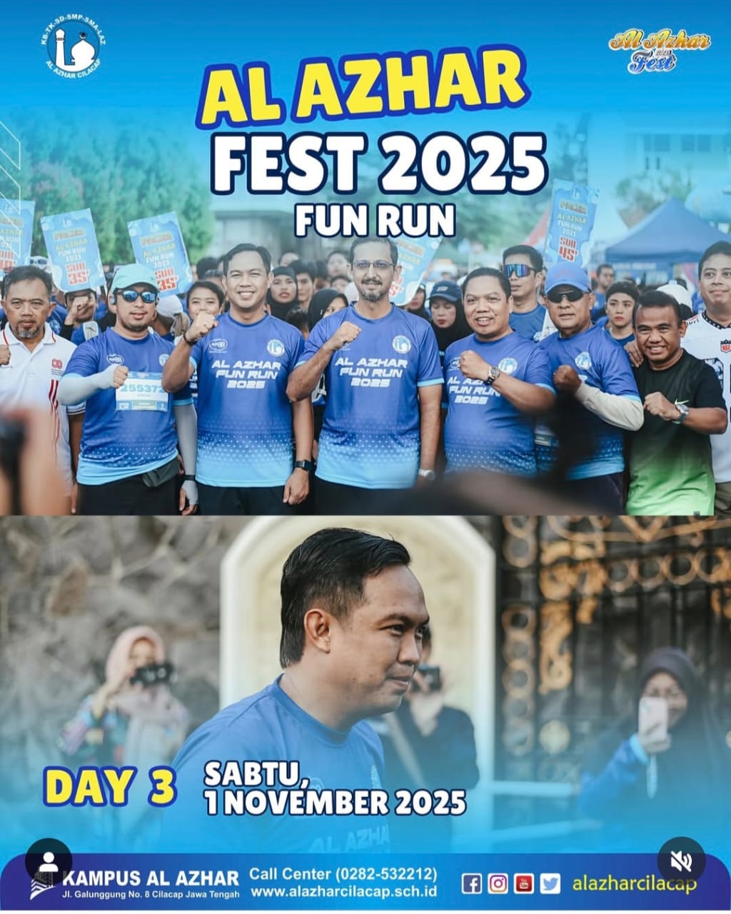 Panitia kegiatan Al Azhar Fest 2025 