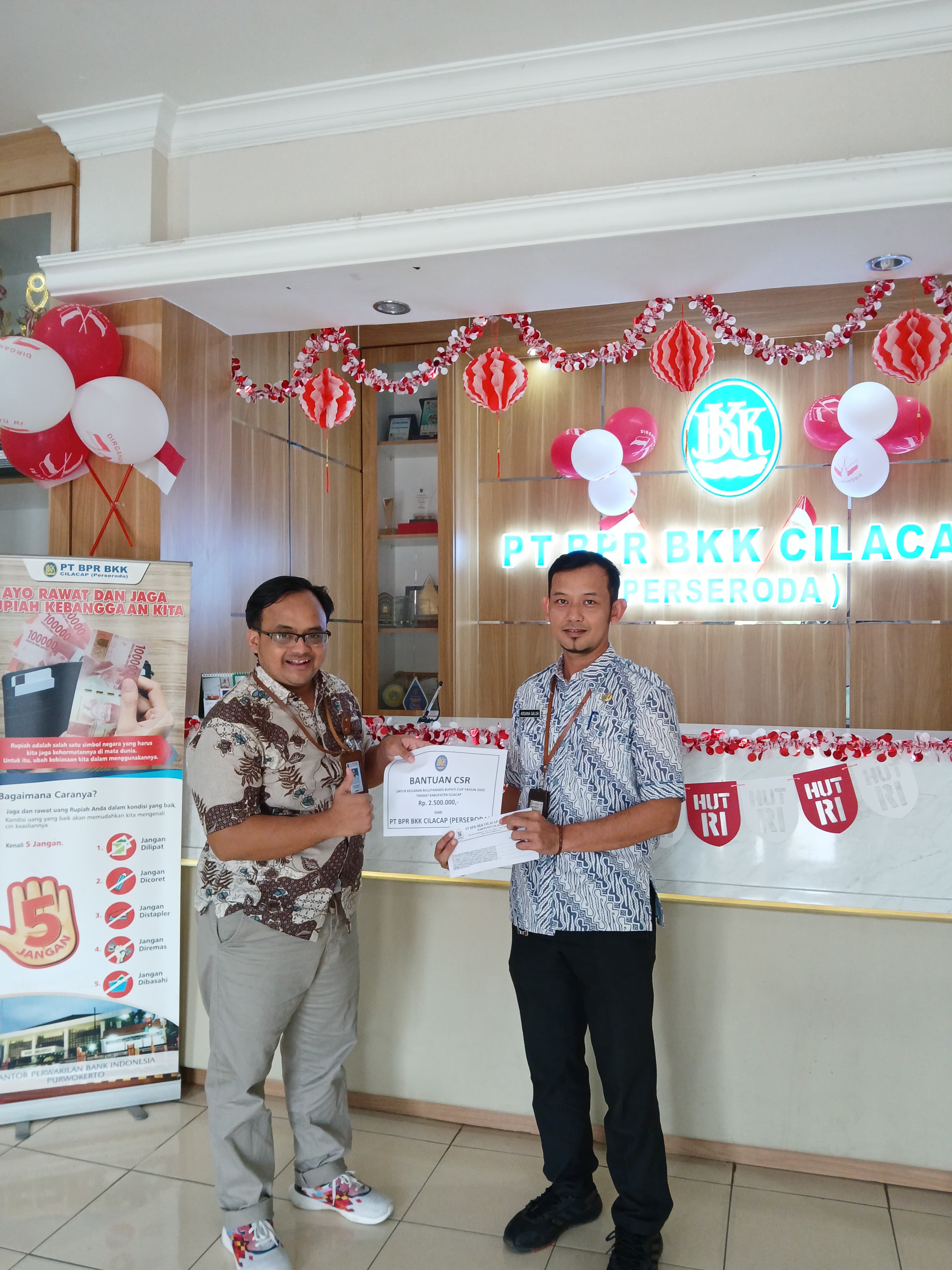 Panitia Kejuaraan Bulutangkis Bupati Cup Kabupaten Cilacap Tahun 2025