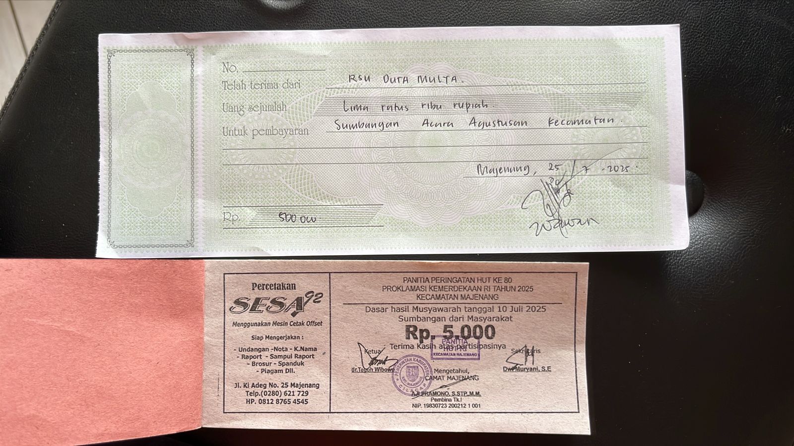 Panitia Peringatan HUT ke 80 Proklamasi Kemerdekaan RI tahun 2025 Kecamatan Majenang