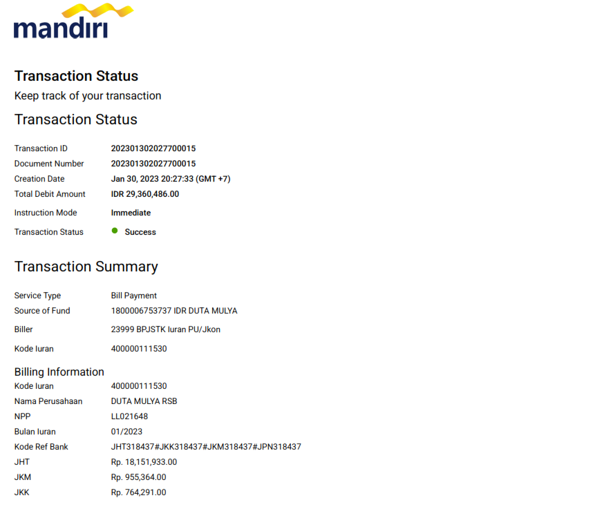 Karyawan RSU Duta Mulya Majenang yang memenuhi kriteria mendapatkan kartu BPJS TK 