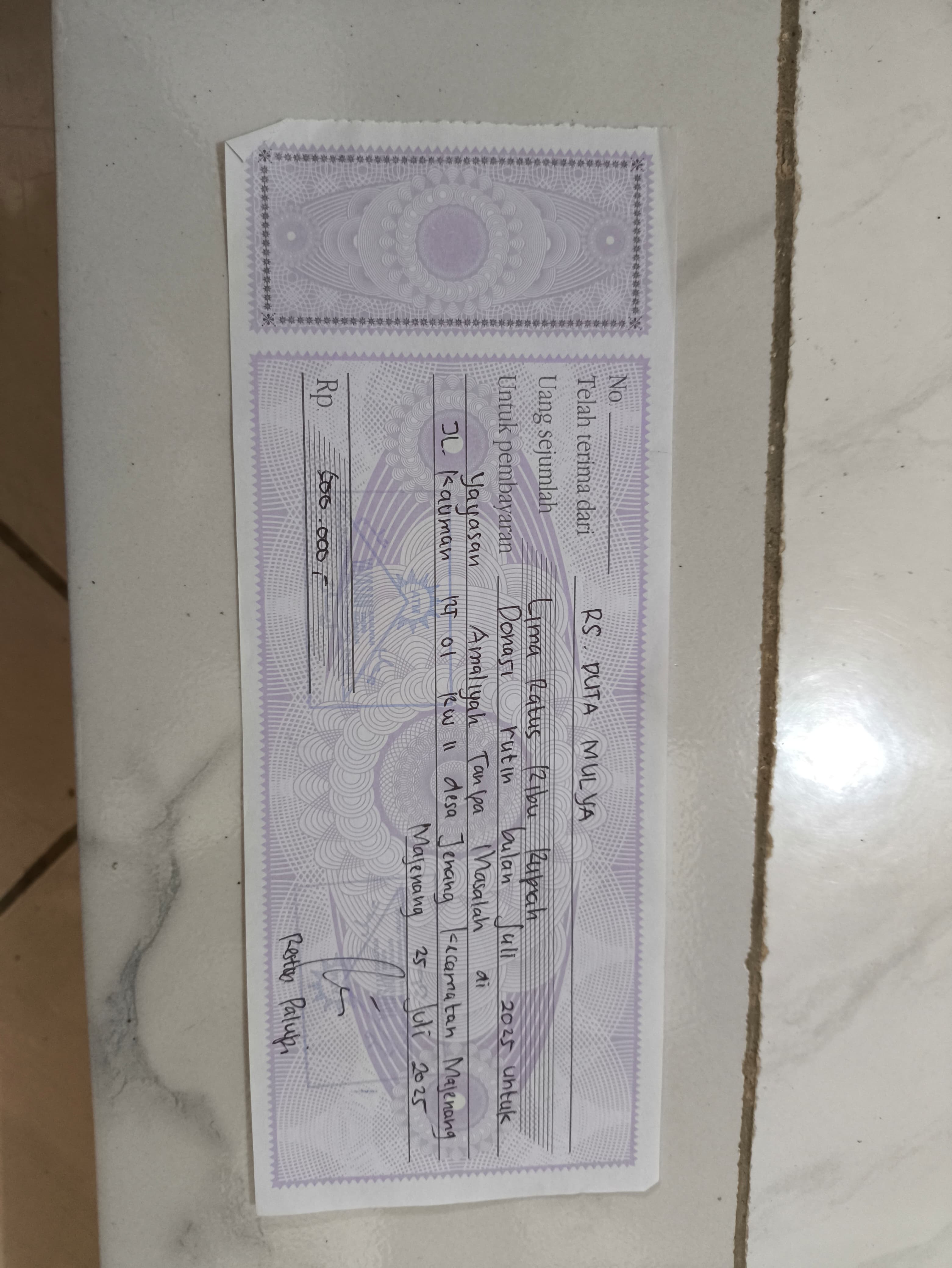 Yayasan Amaliyah Tanpa Masalah