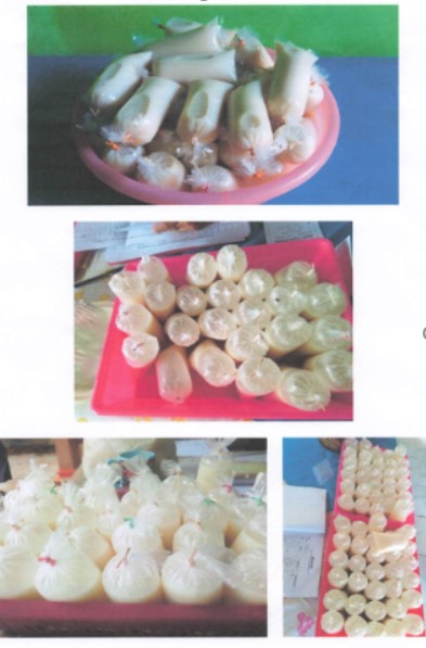 Bantuan Kegiatan Posyandu untuk pembelian PMT balita Desa Penggalang 