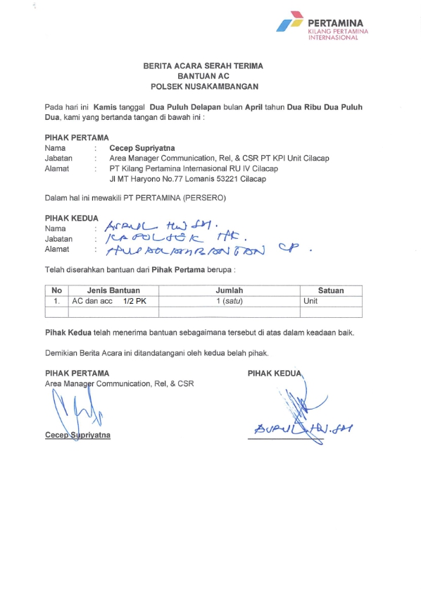 Kantor Polsek Nusakambangan Cilacap