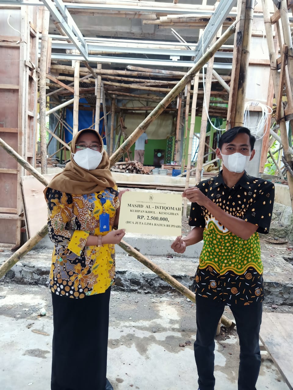 Bantuan Pembangunan Masjid Istiqomah Kesugihan