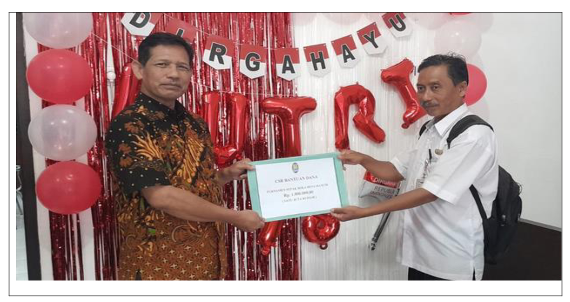 Panitia Turnamen Sepak Bola Hanum Berdaya Cup 2023 Karang Taruna Hanum Berdaya Desa Hanum