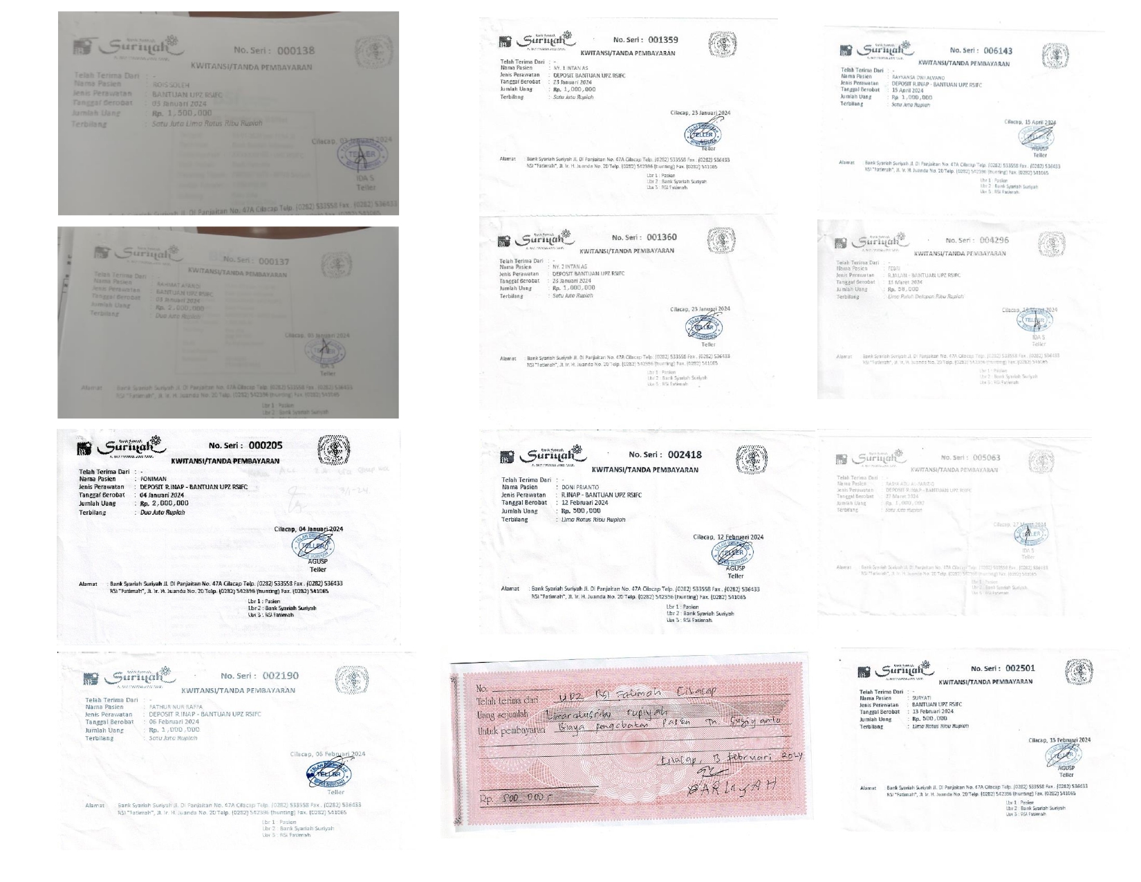 Masyarakat sekitar RS. Islam Fatimah Cilacap dan Masyarakat Umum