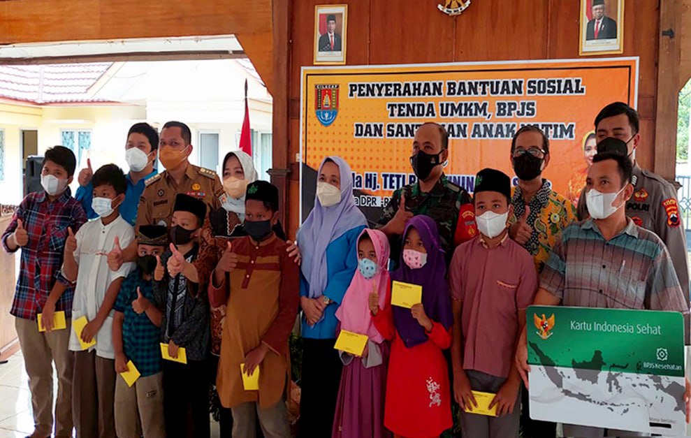 Warga masyarakat tidak mampu di Kec. Majenang dan Kec. Wanareja