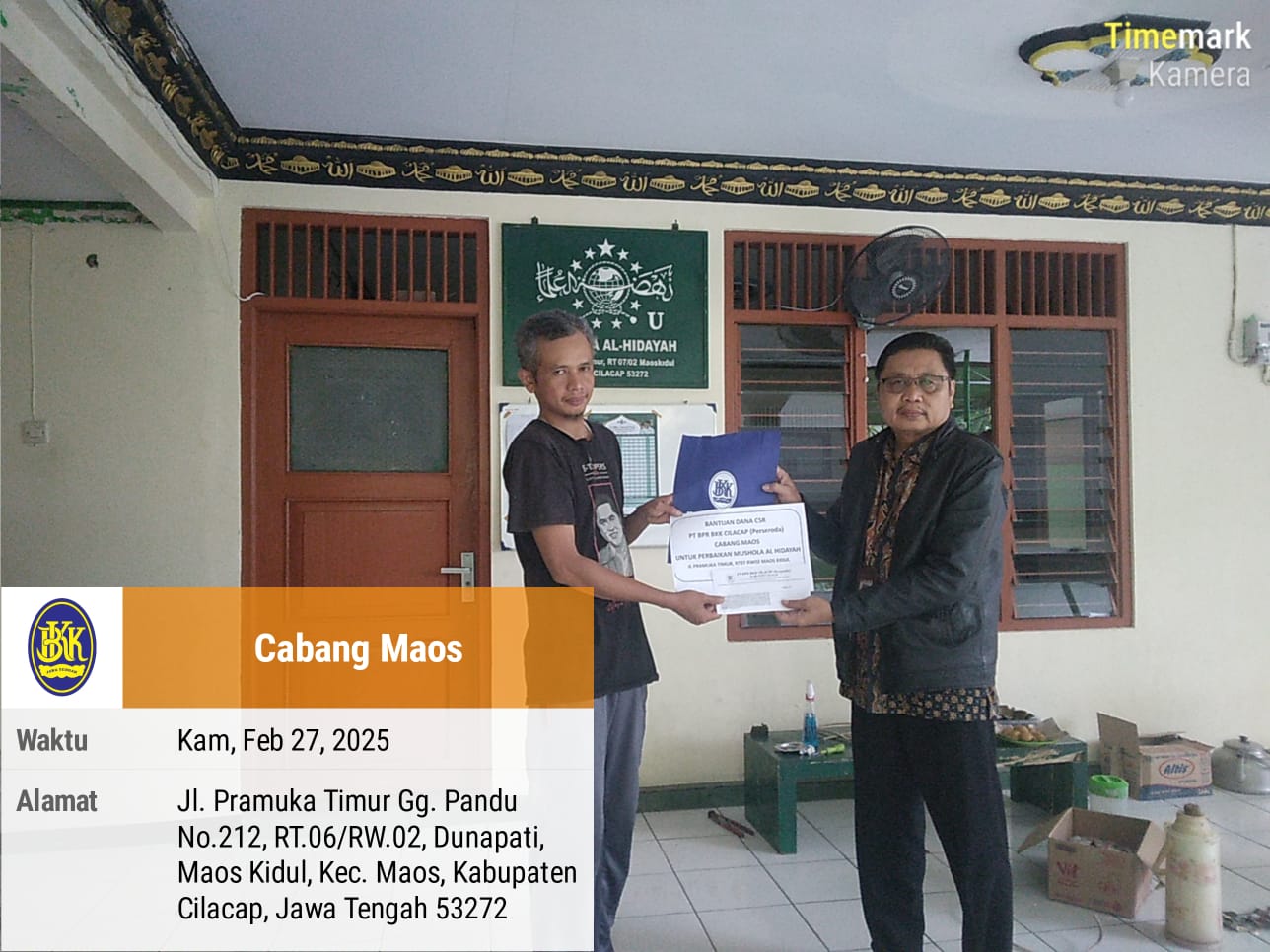 Mushola Al Hidayah Maos Kidul