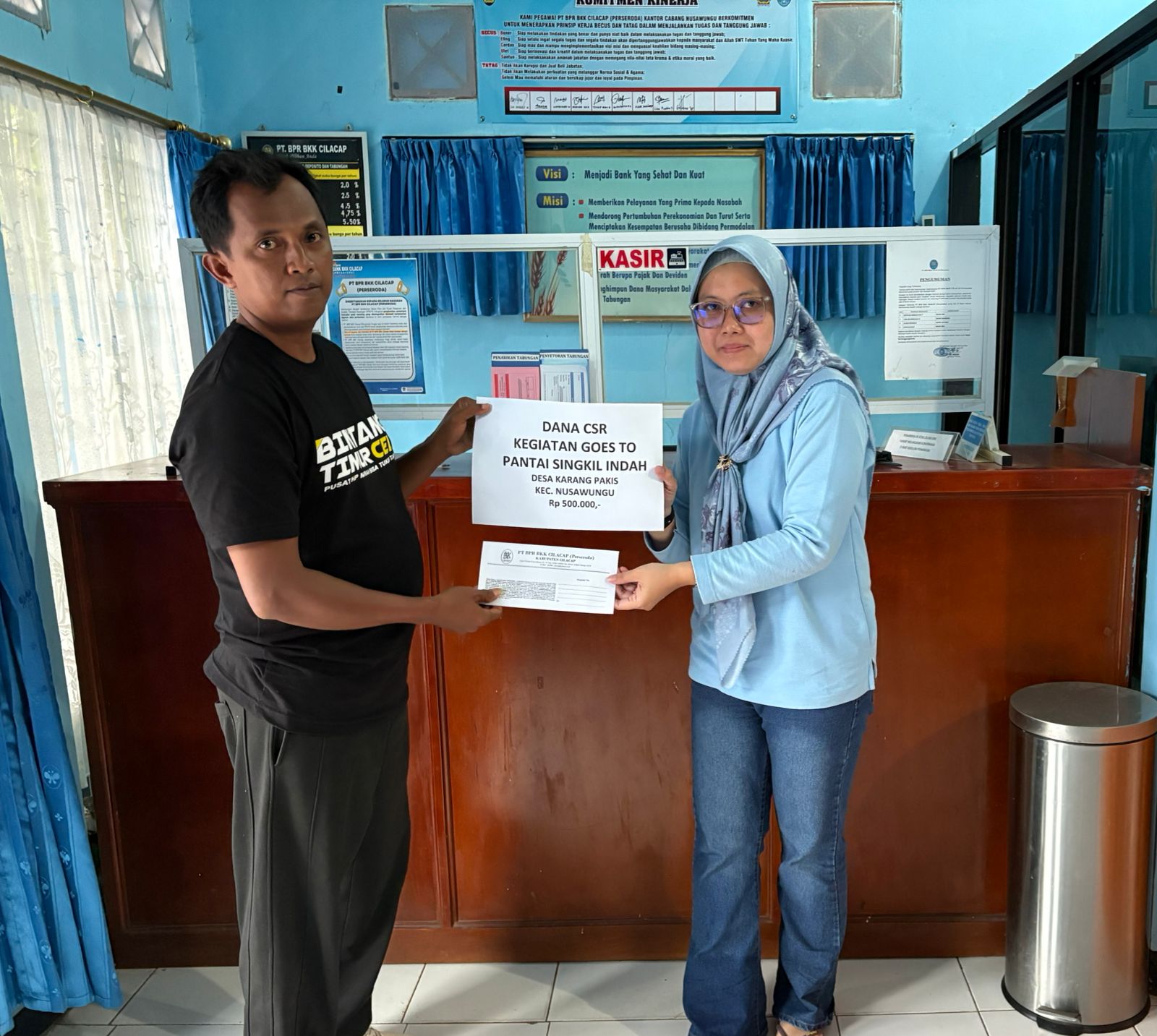 Panitia Kegiatan Sepeda Santai Gowes To Singkil Karangpakis Nusawungu