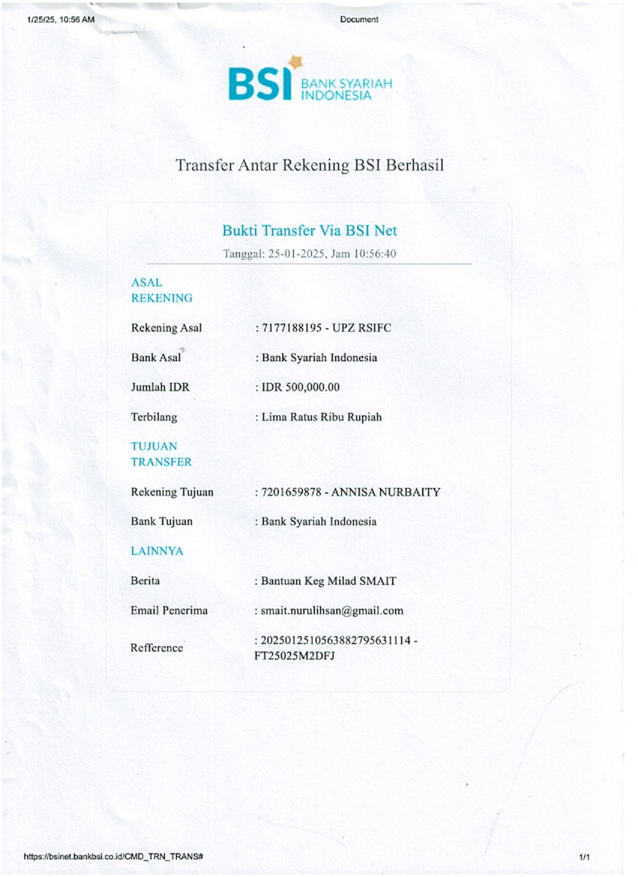 SMAIT Nurul Ihsan, Jln Sawo, Desa Tritih Lor Kecamatan Jeruklegi