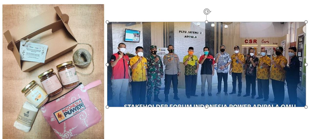 Kemasan untuk kegiatan Promosi Produk Binaan  Acara Stakeholder forum 