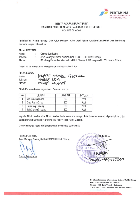 Anggota Polres Cilacap