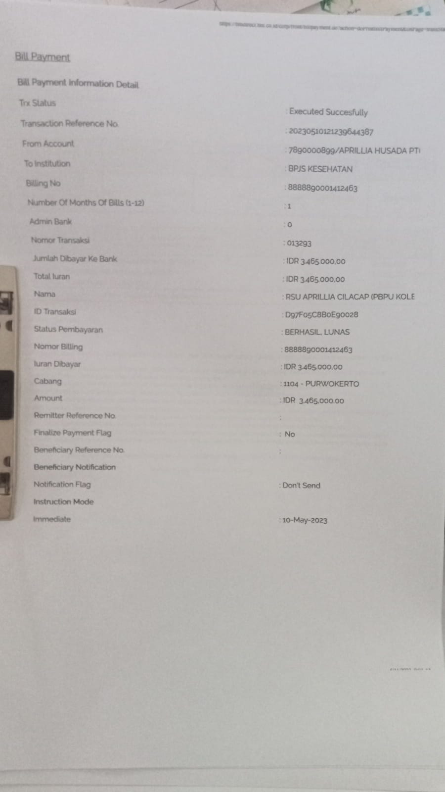 Warga Kecamatan Cilacap Tengah sekitar RSU Aprillia