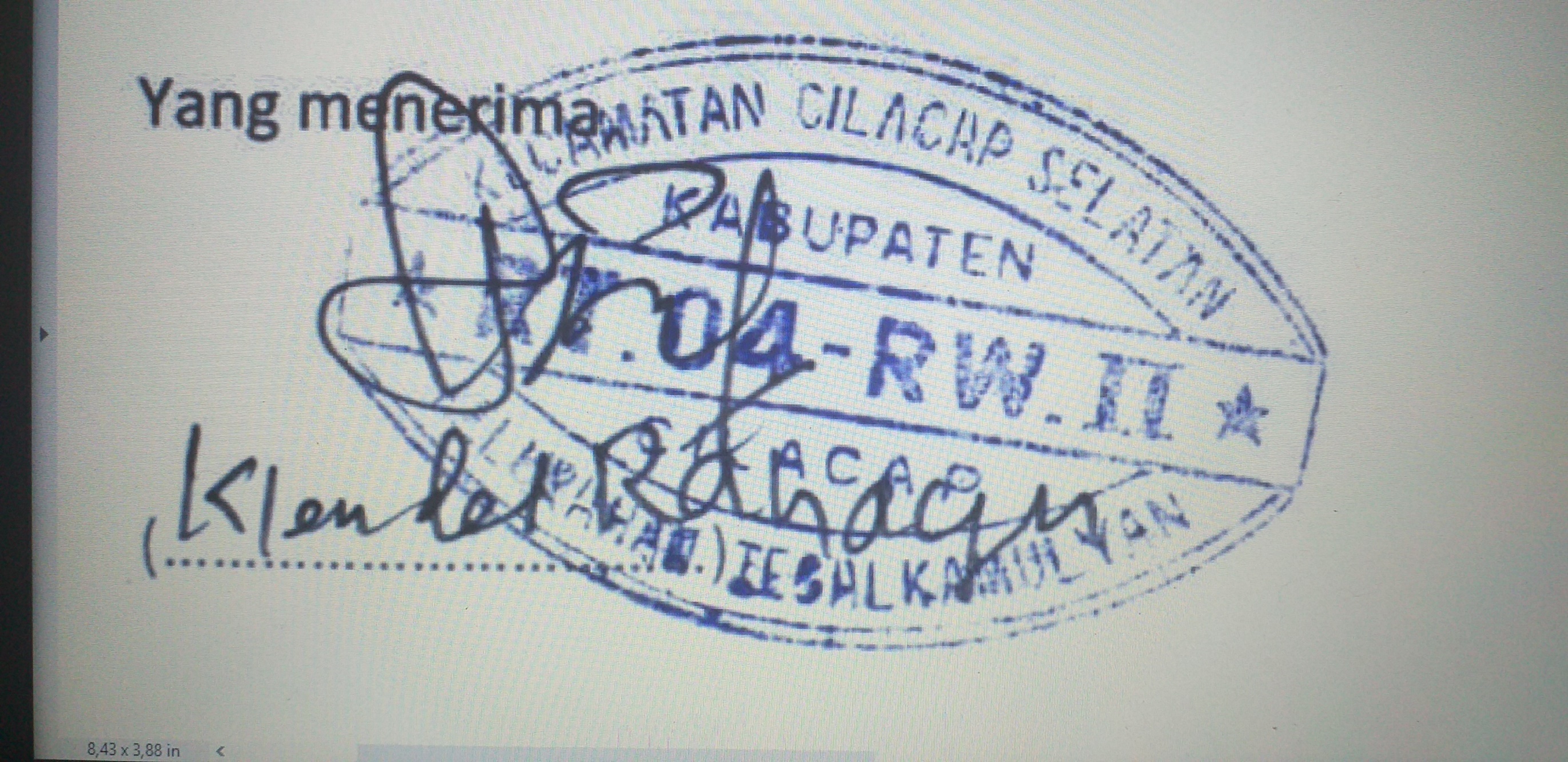 Pengurus RT.04/RW.02, Tegalkaulyan, Cilacap Selatan