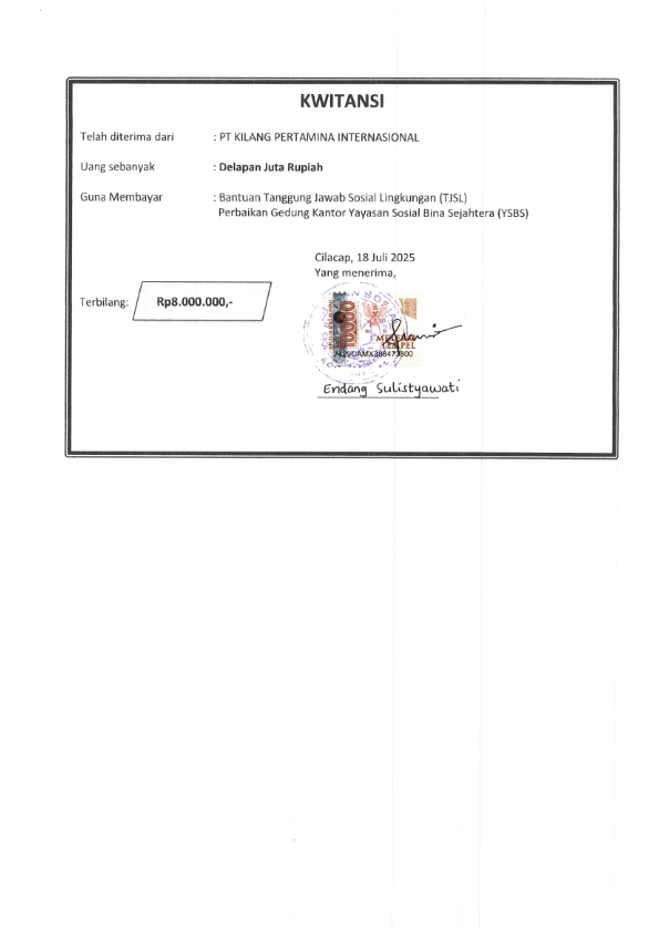 'Yayasan Sosial Bina Sejahtera (YSBS)