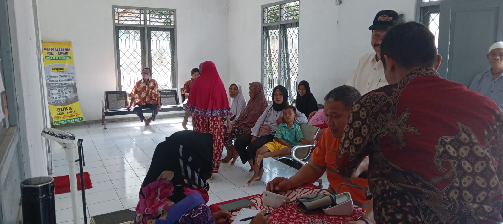 Puskesmas Keliling di Balai Pengobatan Kebun Perkebunan Ciseru Kec. Cipari