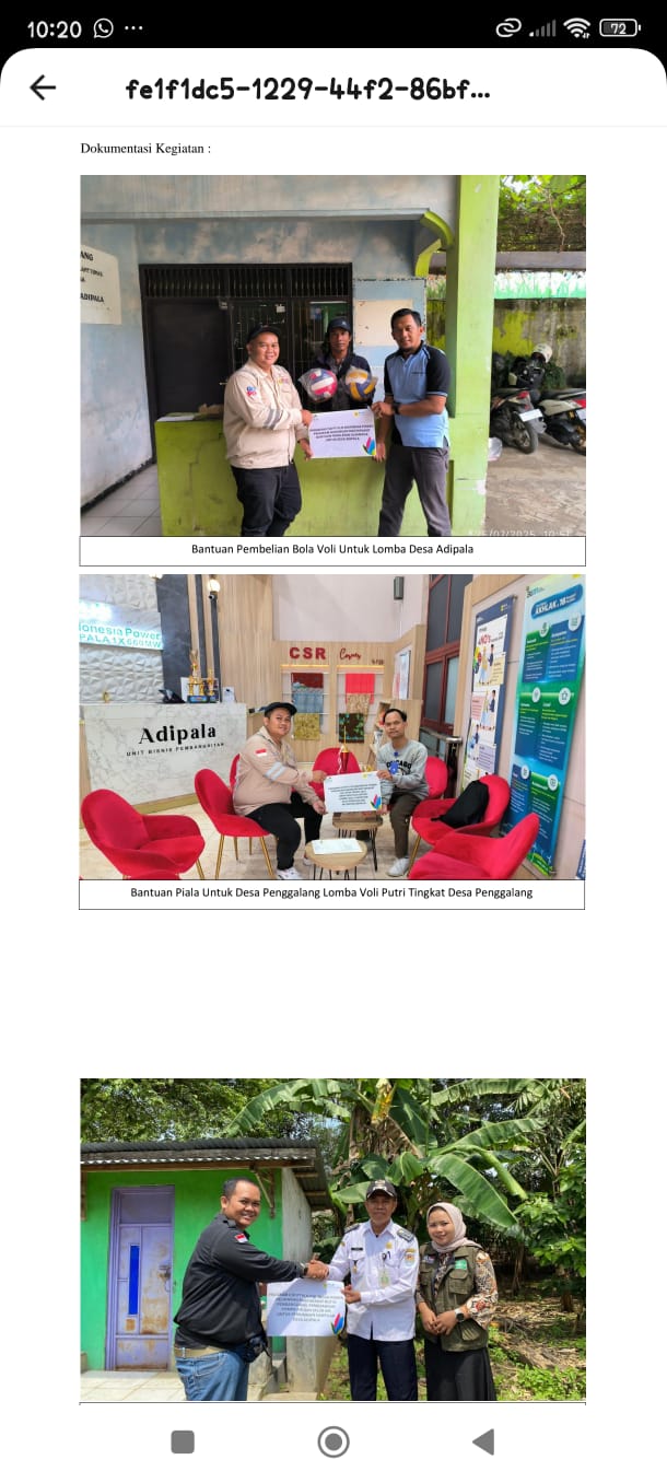 Masyarakat di RING 1 PT. PLN Indonesia Power   