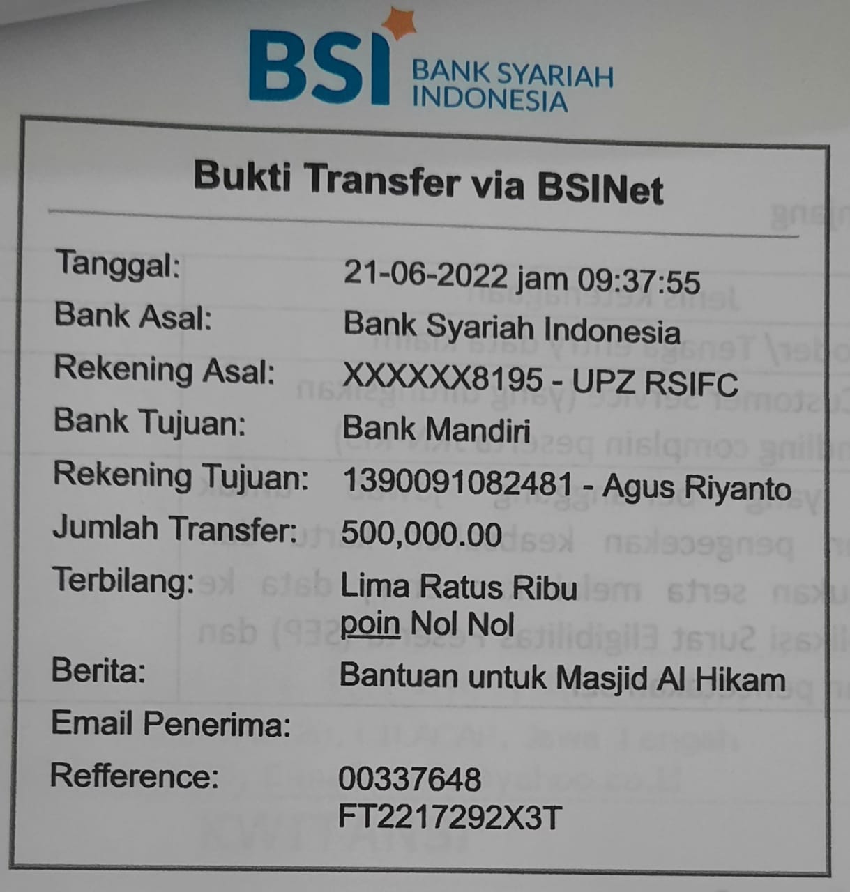 Masjid Al-Hikam Kelurahan Cilacap Kec. Cilacap Selatan