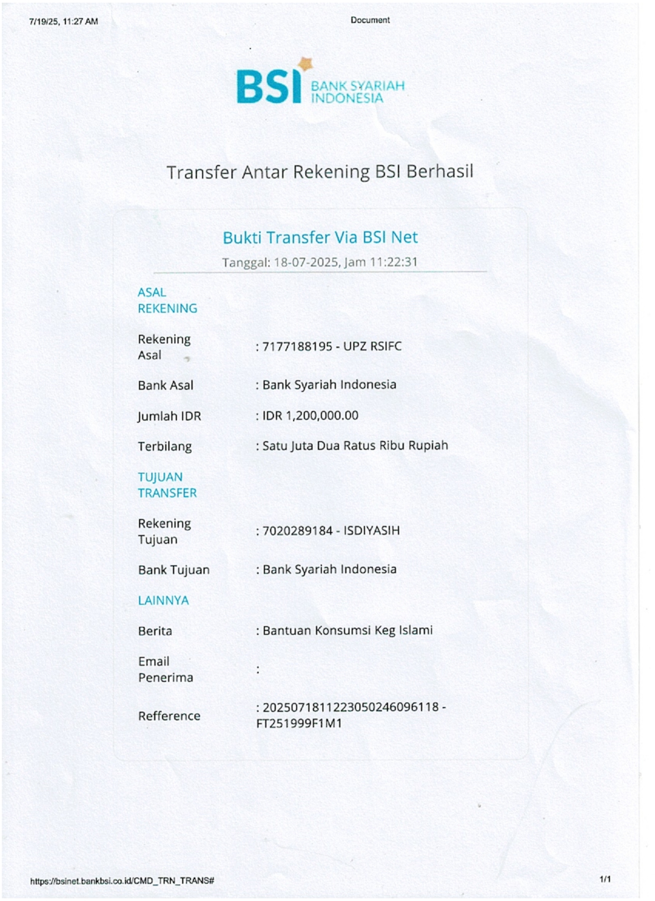 Panitia Kegiatan Semarak Hari Anak Nasional Nasyiatul Aisyiyah Kec. Cilacap Utara