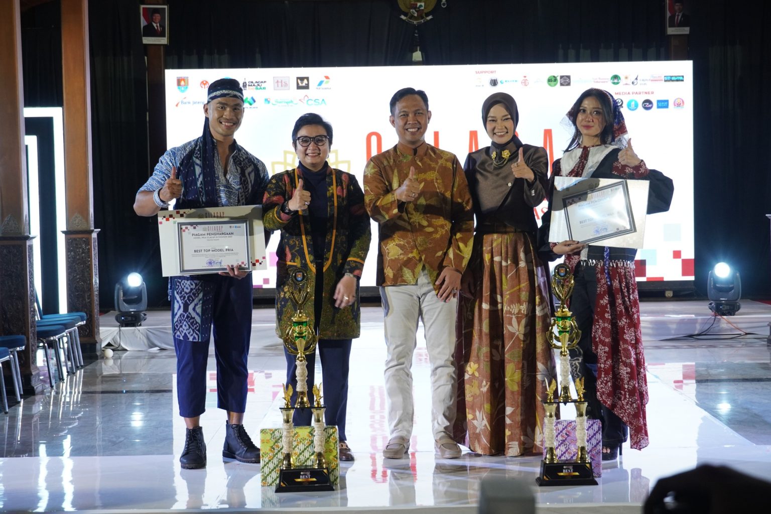 Panitia acara Cilacap Fashion Trend Kabupaten Cilacap