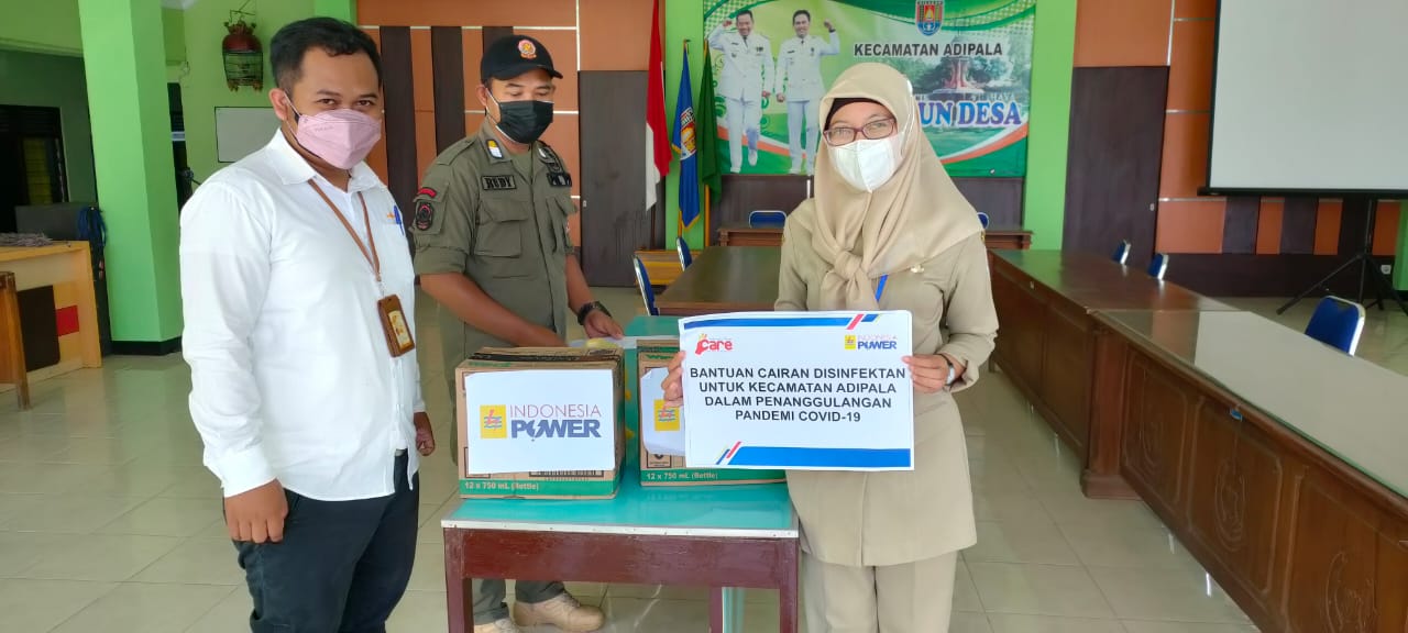 Bantuan Pembelian Cairan Disinfektas ( Wipol) 25 Botol  Untuk Kecamatan Adipala