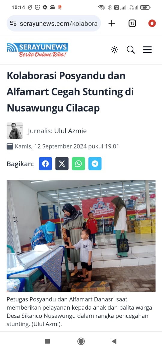 POSYANDU KELURAHAN SIKANCO KEC. NUSAWUNGU CILACAP 