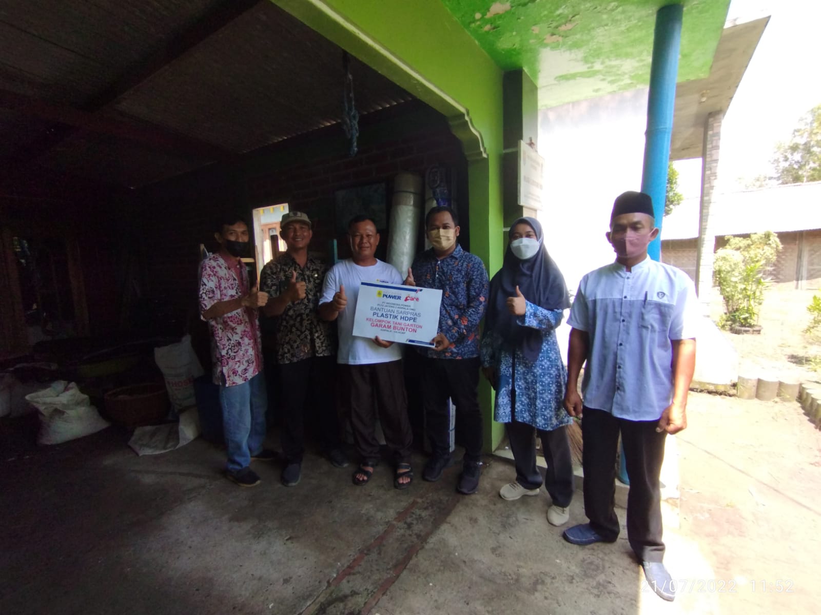 Petani Garam Desa Bunton Kecamatan Adipala 