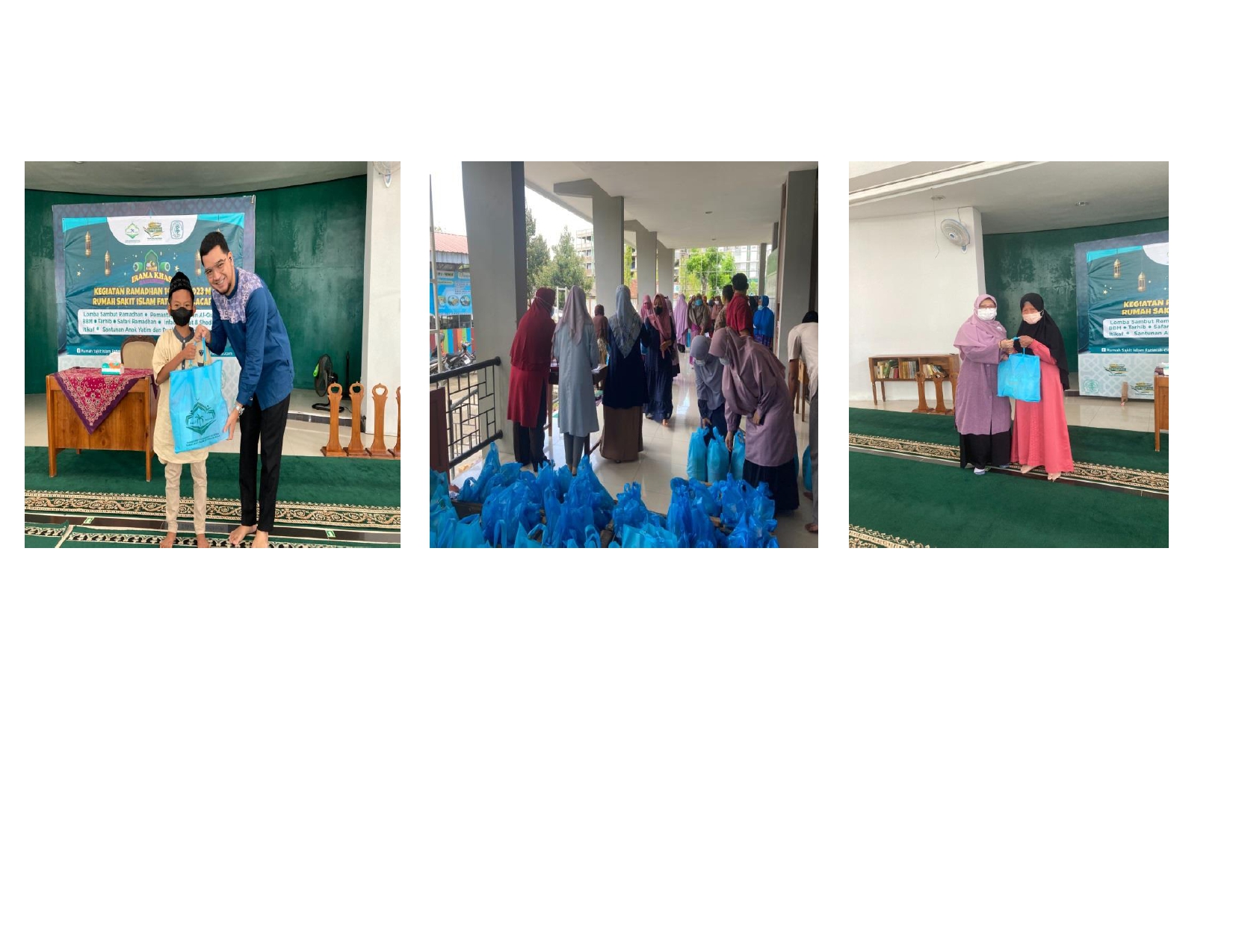 Anak yatim dhuafa dan Jamaah Masjid Asyifa