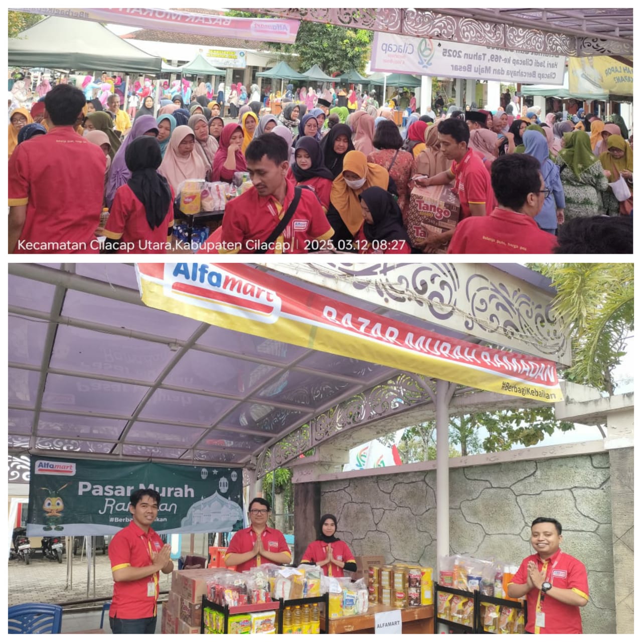 Masyarakat di sekitar Kecamatan Cilacap Utara