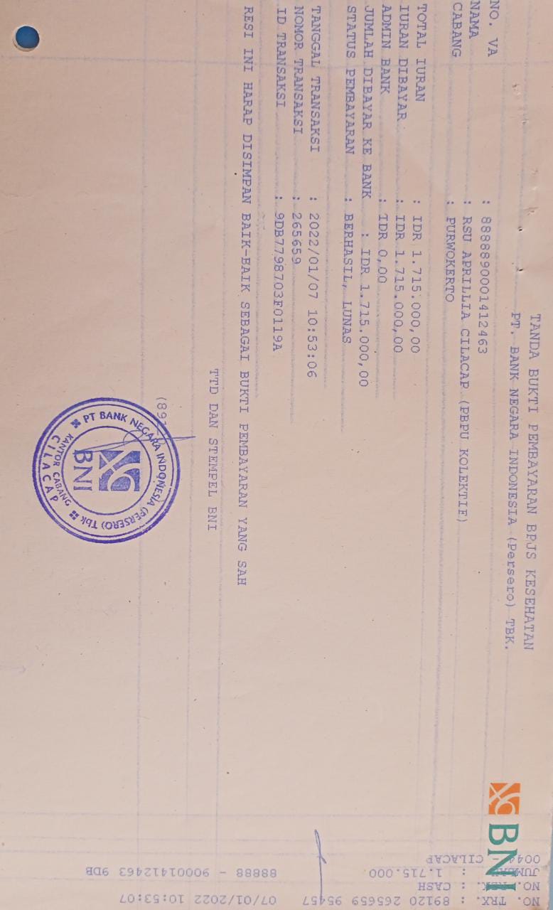 Warga Kecamatan Cilacap Tengah sekitar RSU Aprillia