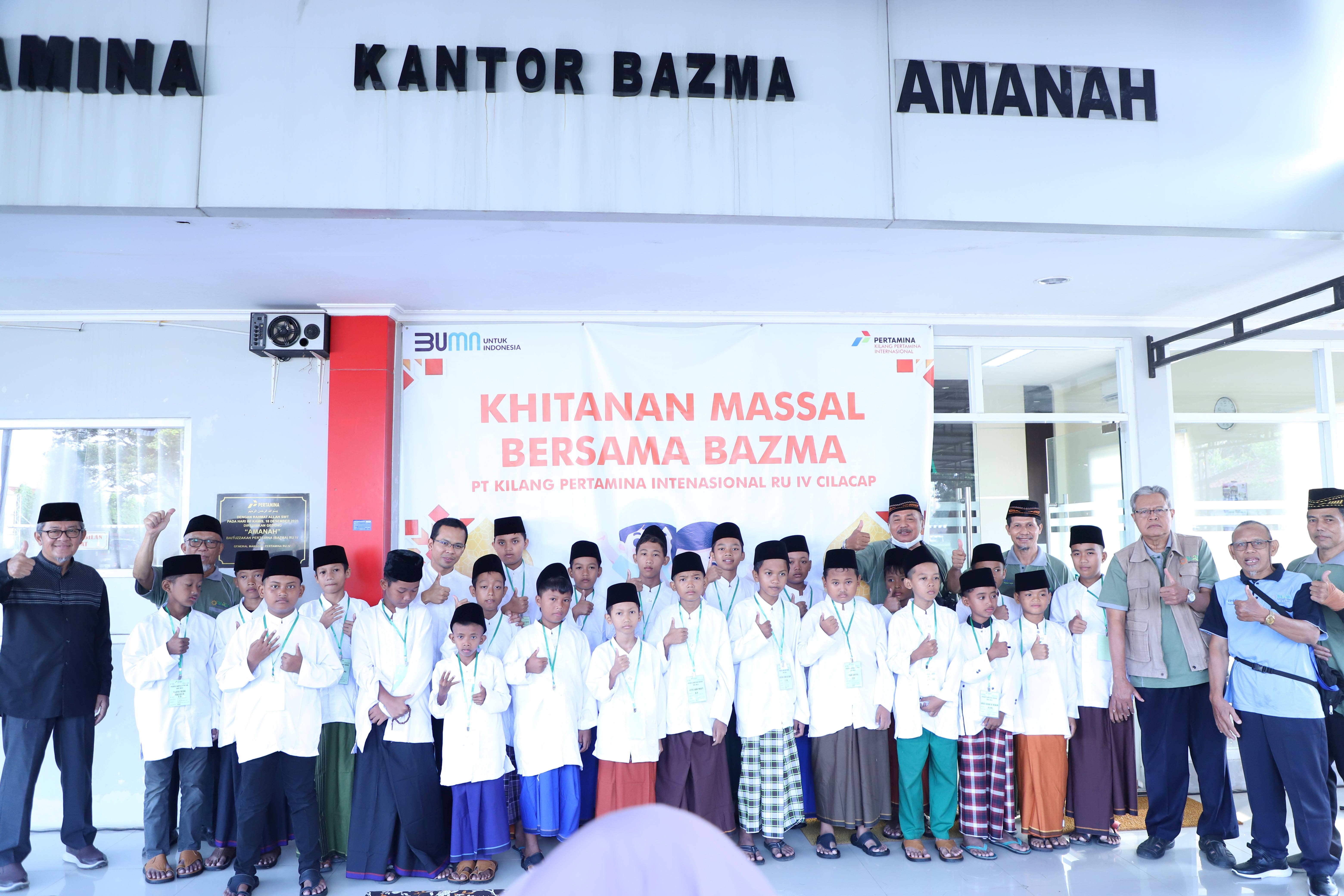 Anak laki - laki di Kab. Cilacap melalui BAZMA Cilacap