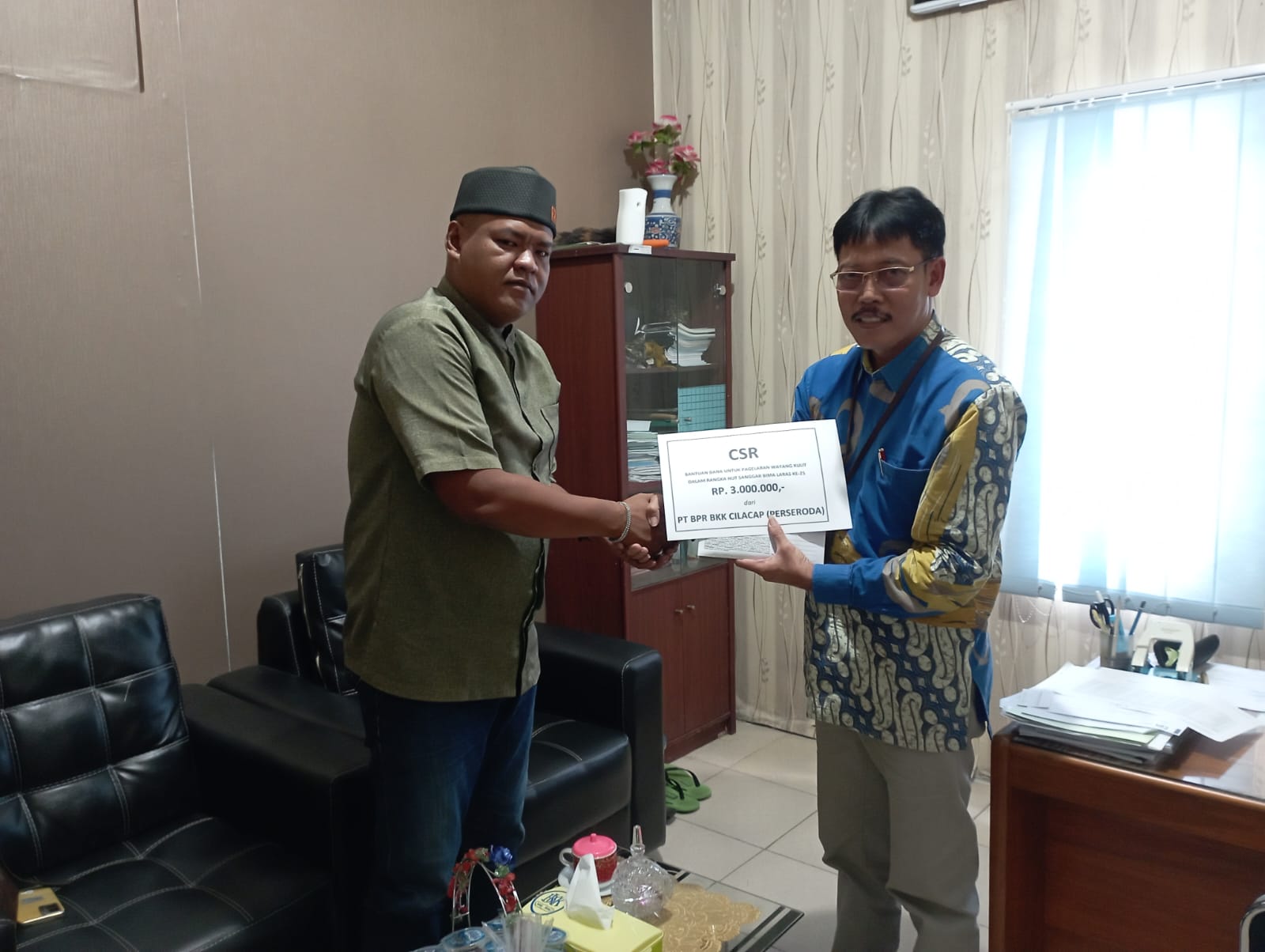 Panitia Pagelaran Wayang Kulit Dalam Rangka HUT Sanggar Bima Laras Ke-25 Desa Kesugihan